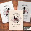 Personalized Floral Journal, Custom Monogram Name Notebook, Teen Girl Birthday Gift from Parents, Niece Keepsake Book, Initial Journal (Edition)